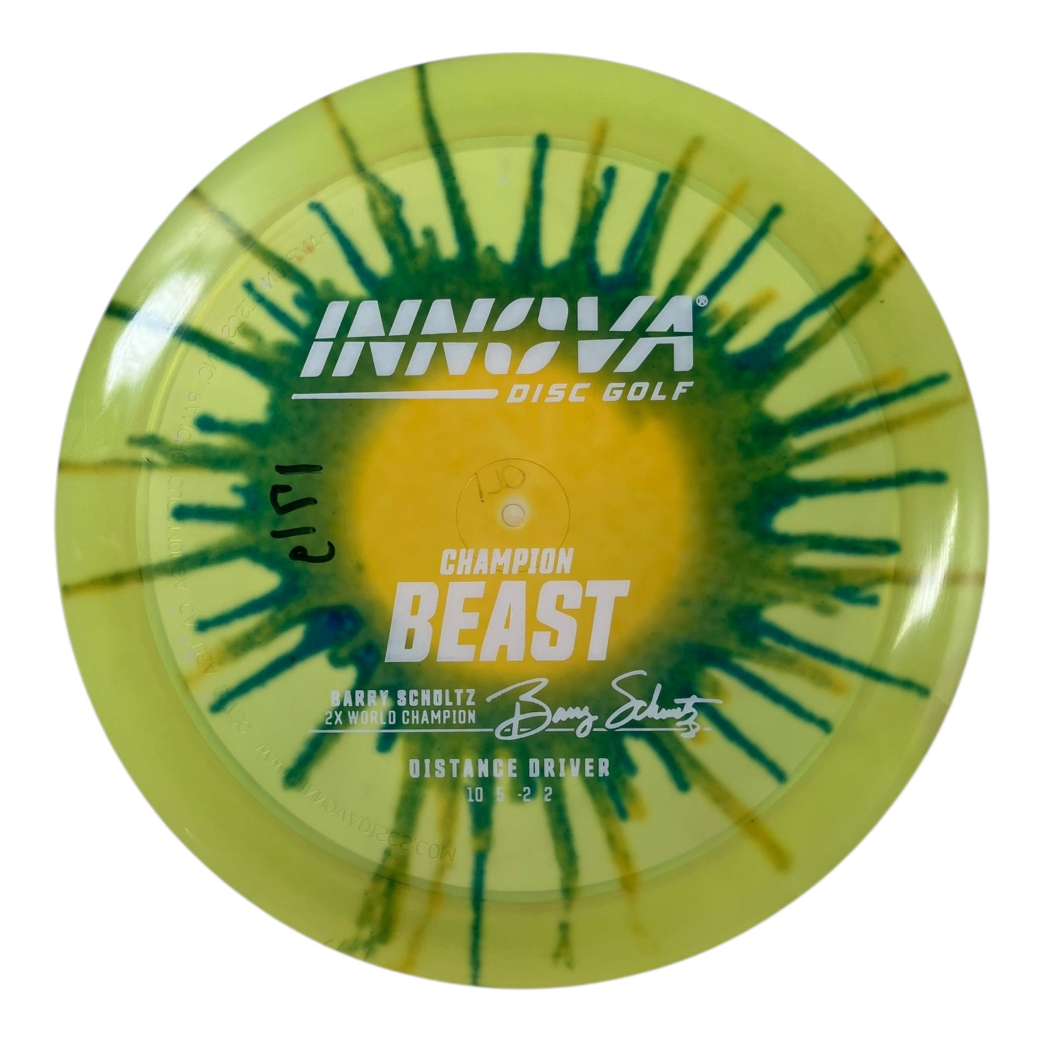 Innova Champion Discs Beast - Used Excellent | Champion I-Dye | Green/White 171g Disc Golf
