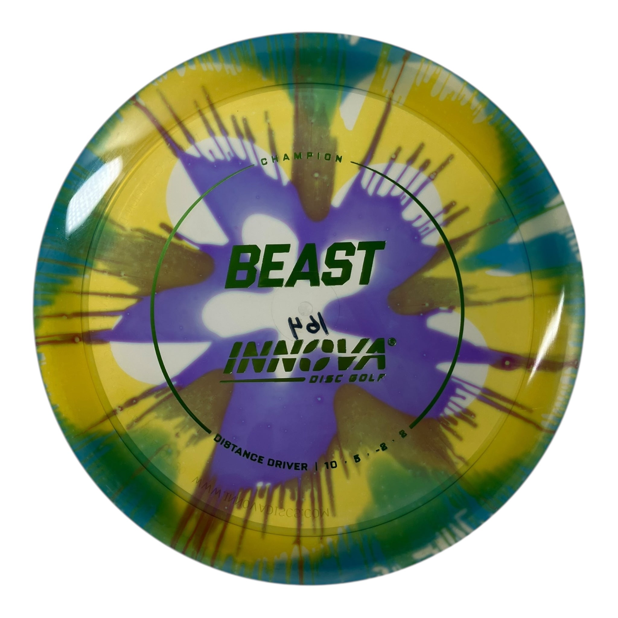Innova Champion Discs Beast - Used Excellent | Champion I-Dye | Purple/Green 164g Disc Golf