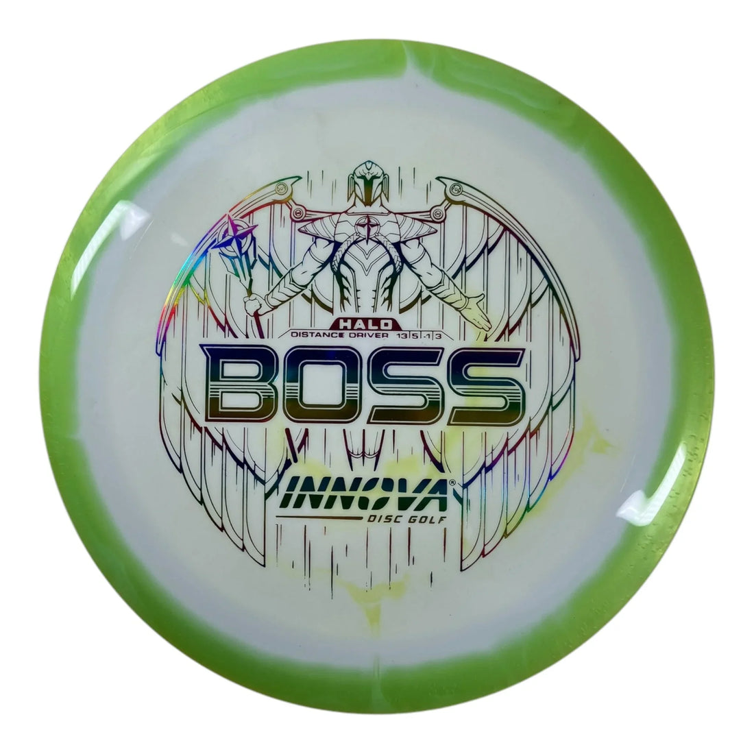 Innova Champion Discs Boss | Halo | Green/Rainbow 172g Disc Golf