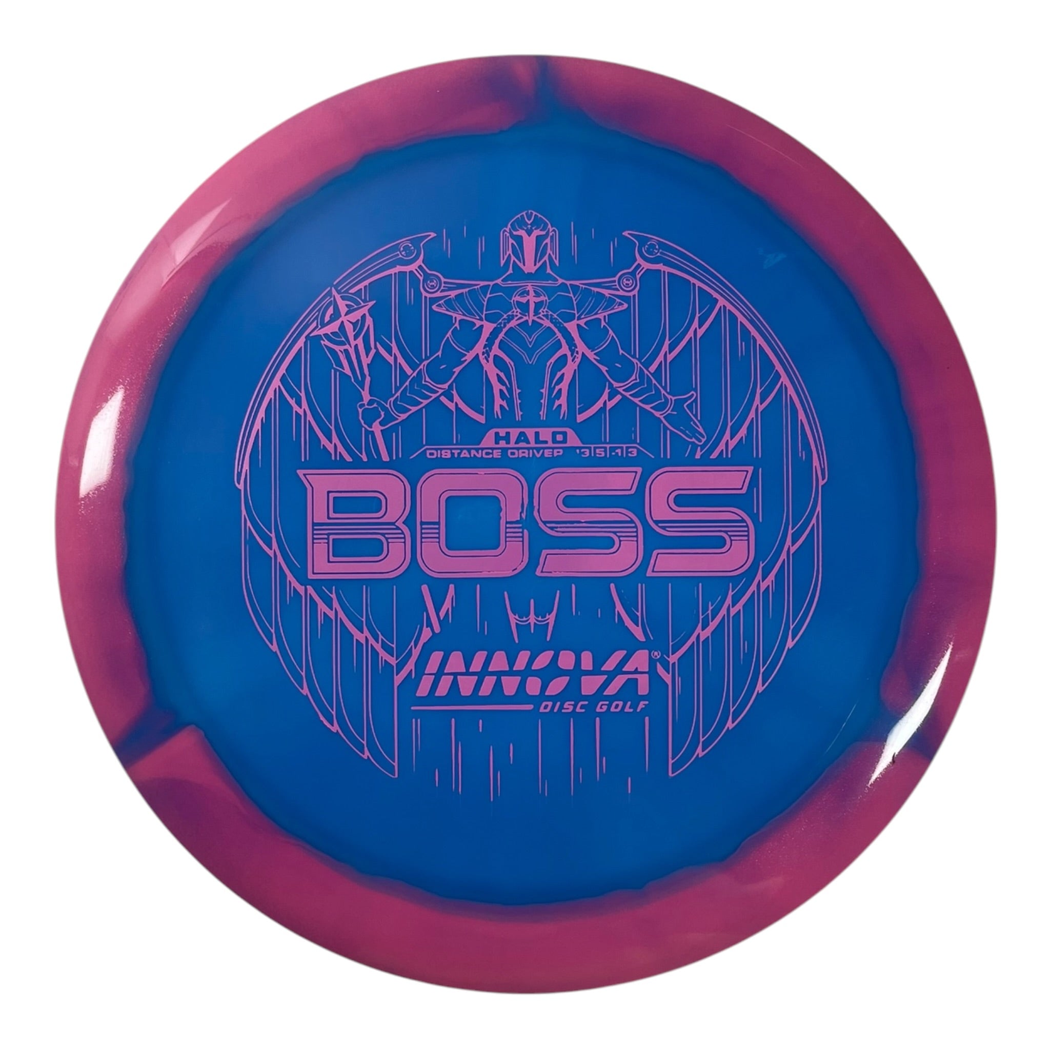 Innova Champion Discs Boss | Halo Star | Blue/Pink 170g Disc Golf