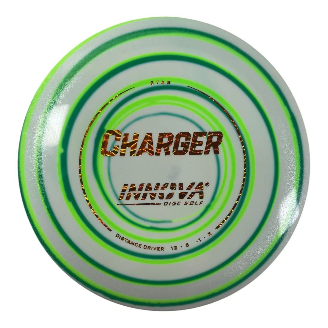 Innova Champion Discs Charger | Star I-Dye | Green/Orange Holo 168g Disc Golf