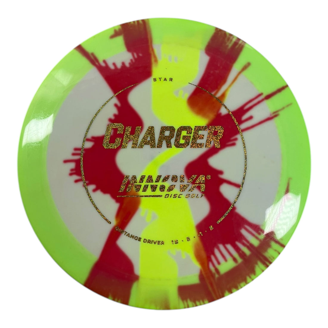 Innova Champion Discs Charger | Star I-Dye | Yellow/Red/Gold 174g Disc Golf