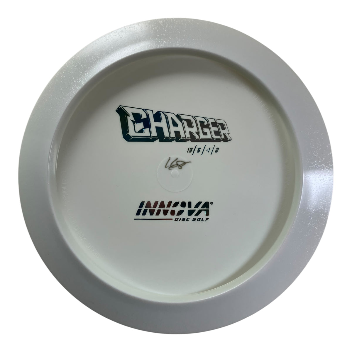 Innova Champion Discs Charger | Star | White/Multi 168g (Bottom Stamp) Disc Golf