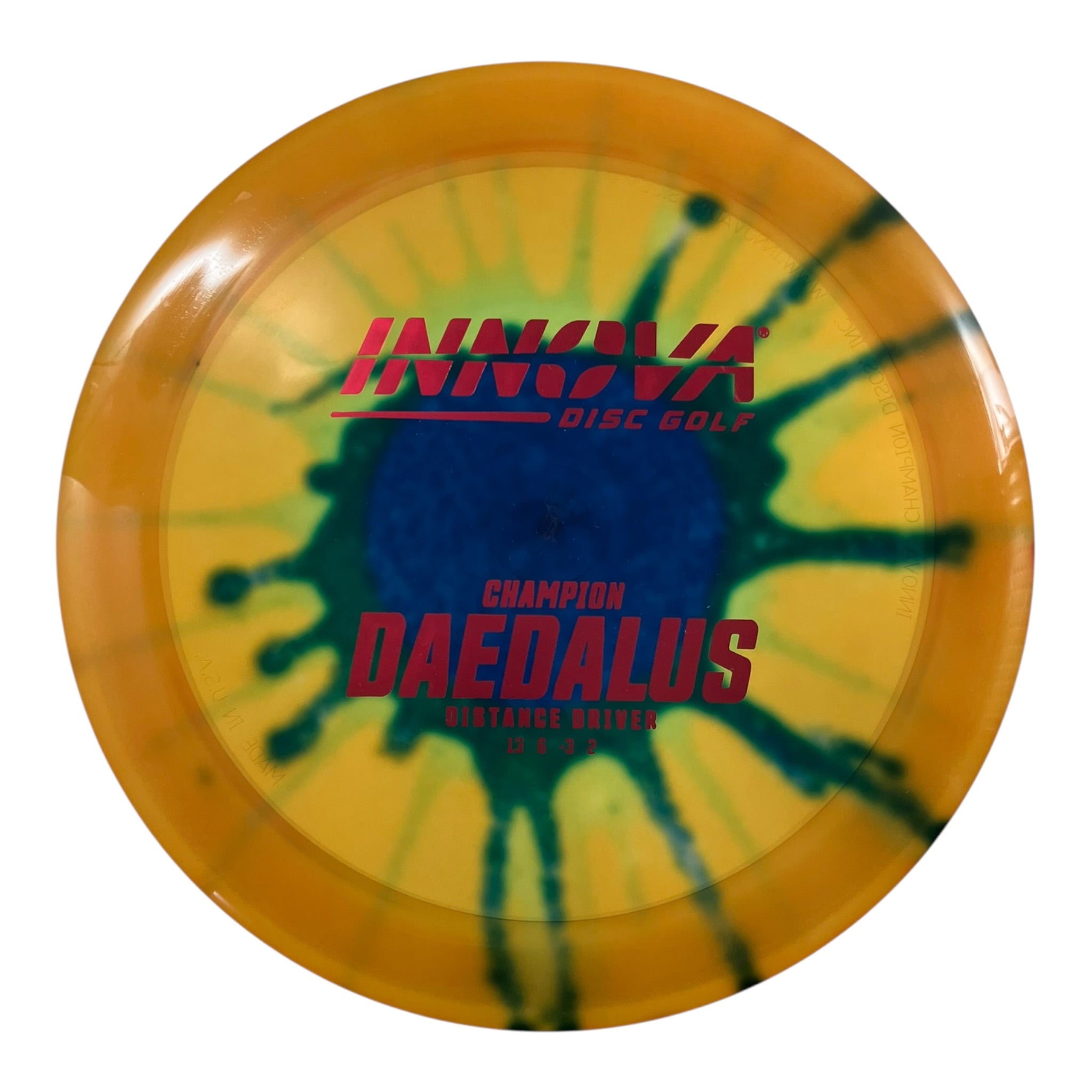 Innova Champion Discs Daedalus | Champion I-Dye | Orange/Red 170g Disc Golf