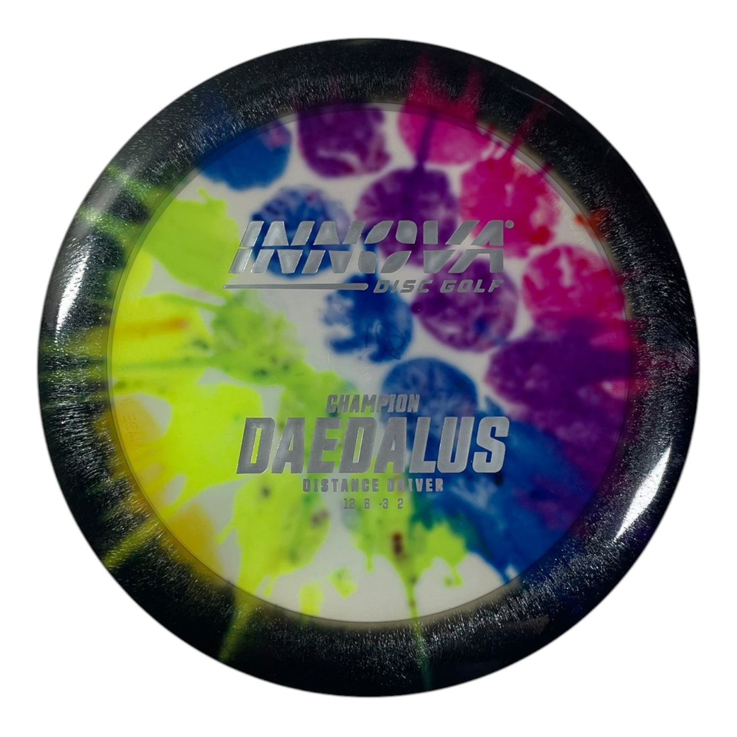 Innova Champion Discs Daedalus | Champion I-Dye | Rainbow/Silver 168g Disc Golf