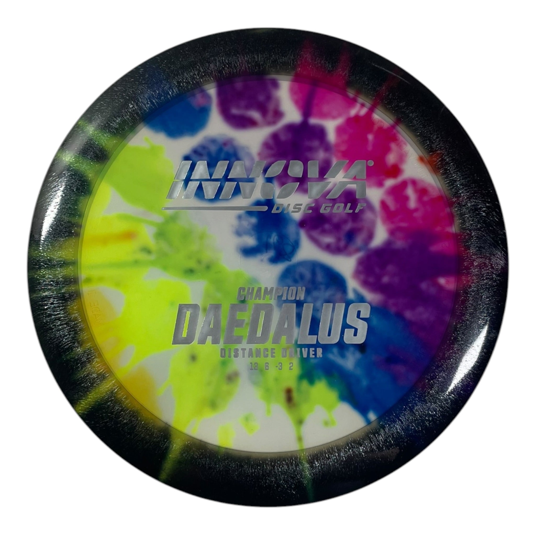 Innova Champion Discs Daedalus | Champion I-Dye | Rainbow/Silver 168g Disc Golf