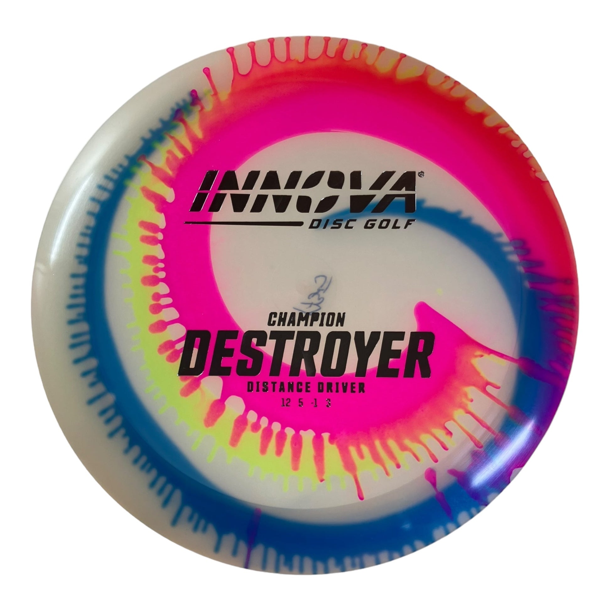 Innova Champion Discs Destroyer | Champion I - Dye | Blue/Holo 173g Disc Golf