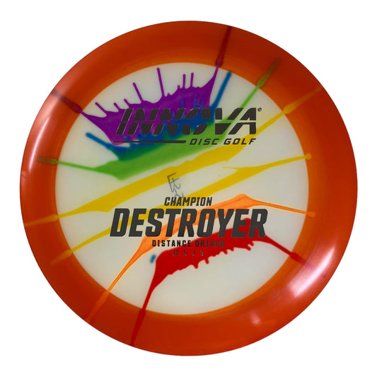 Innova Champion Discs Destroyer | Champion I - Dye | Orange/Holo 173g Disc Golf