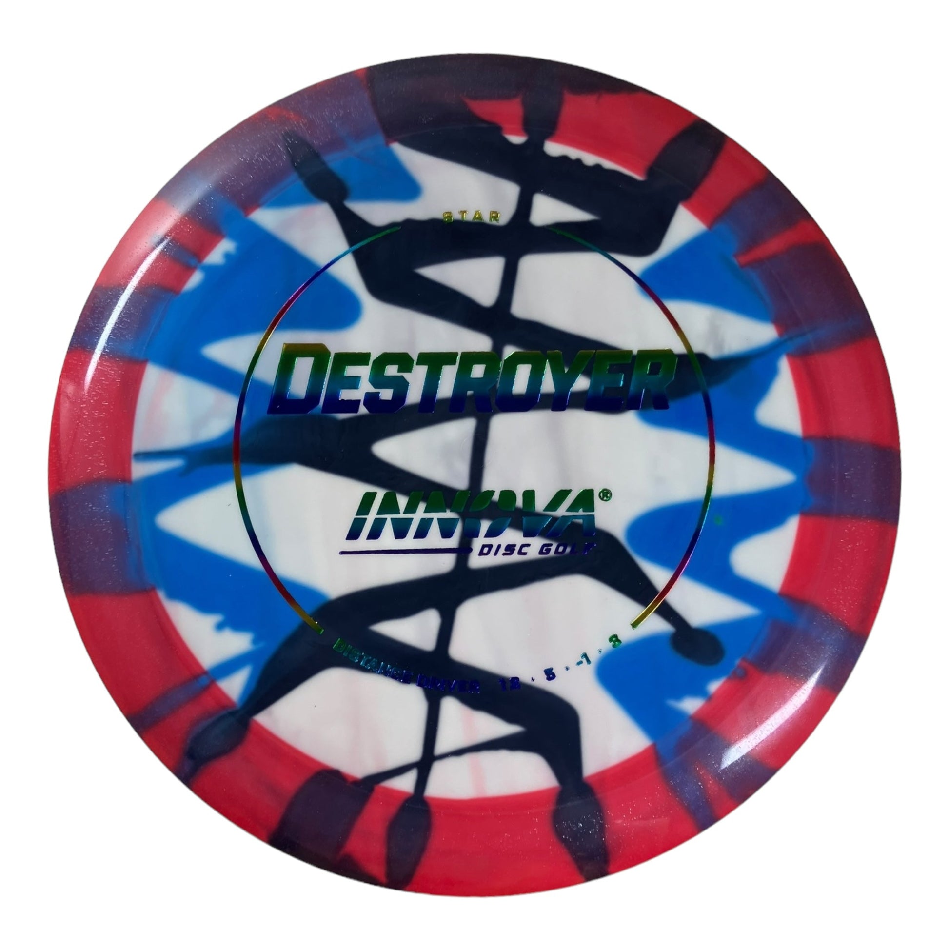 Innova Champion Discs Destroyer | Champion I - Dye | Red/Rainbow 170g Disc Golf