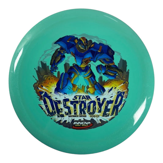 Innova Champion Discs Destroyer | InnVision Star | Green/Blue 173g Disc Golf