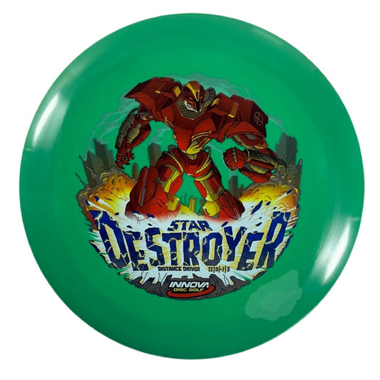 Innova Champion Discs Destroyer | InnVision Star | Green/Red 171 - 173g Disc Golf