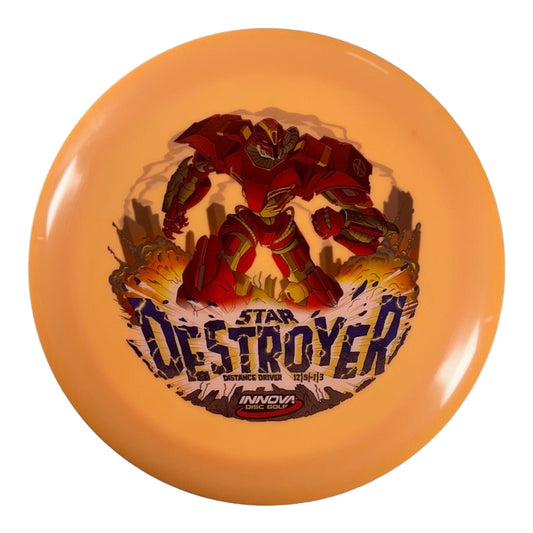 Innova Champion Discs Destroyer | InnVision Star | Orange/Red 173g Disc Golf