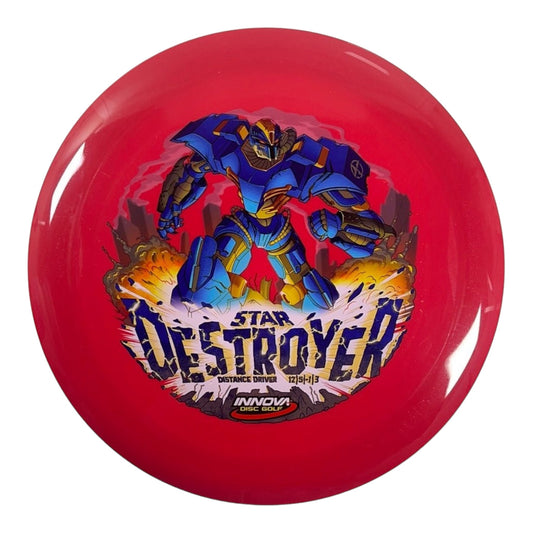 Innova Champion Discs Destroyer | InnVision Star | Red/Blue 175g Disc Golf