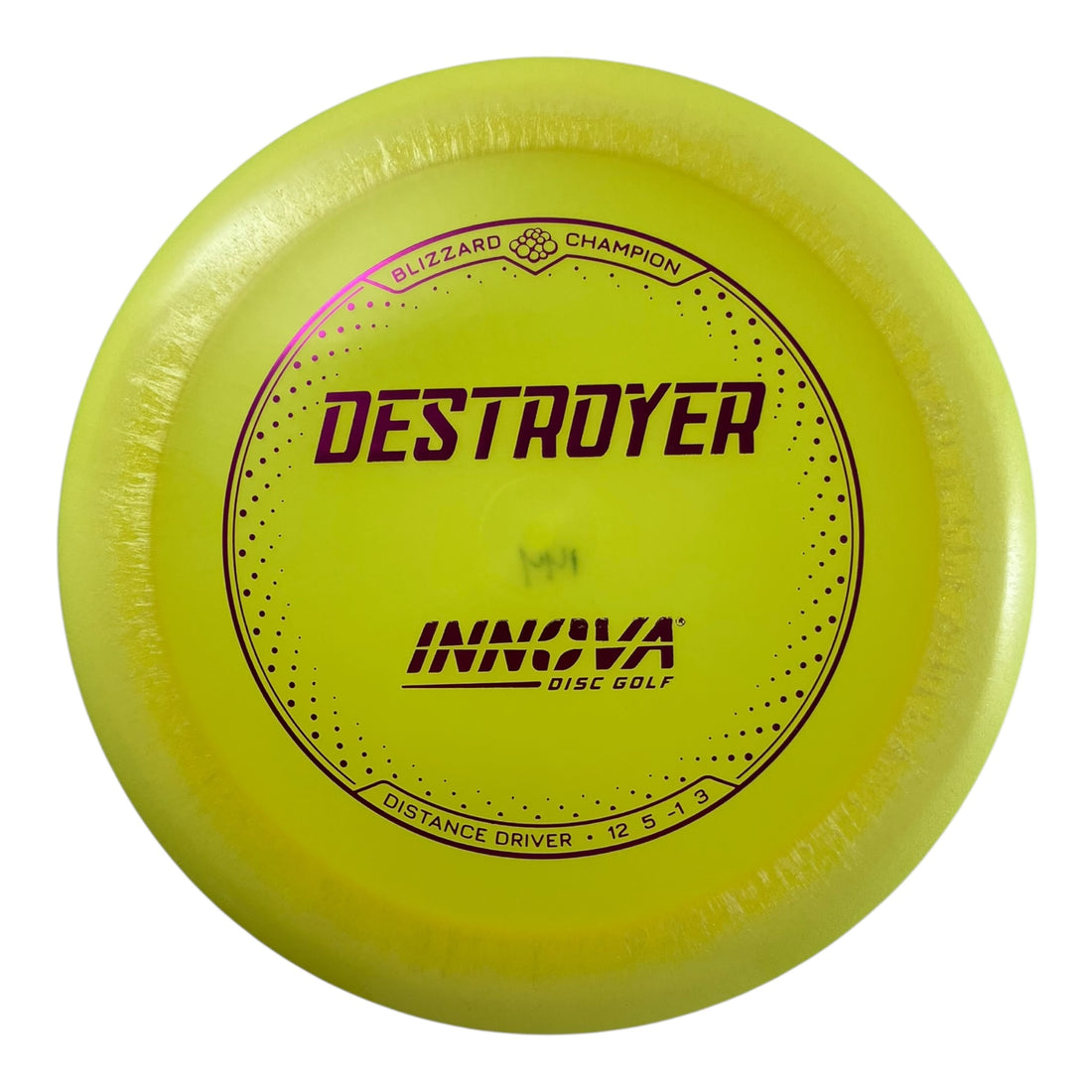Innova Champion Discs Destroyer | Blizzard | Yellow/Red 144g Disc Golf