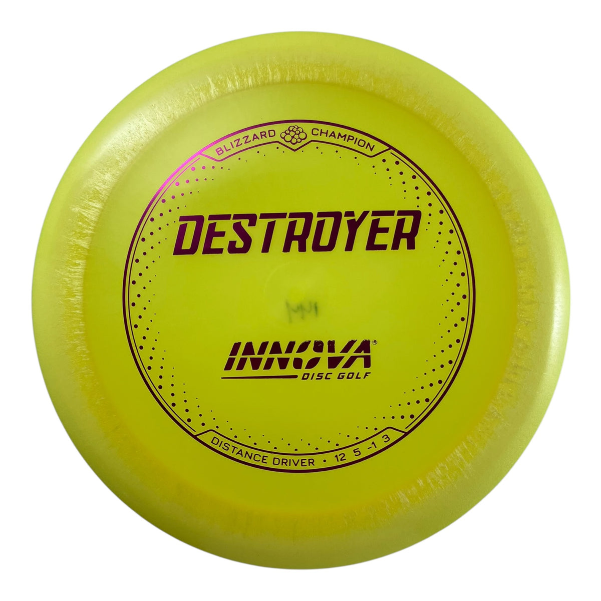 Innova Champion Discs Destroyer | Blizzard | Yellow/Red 144g Disc Golf
