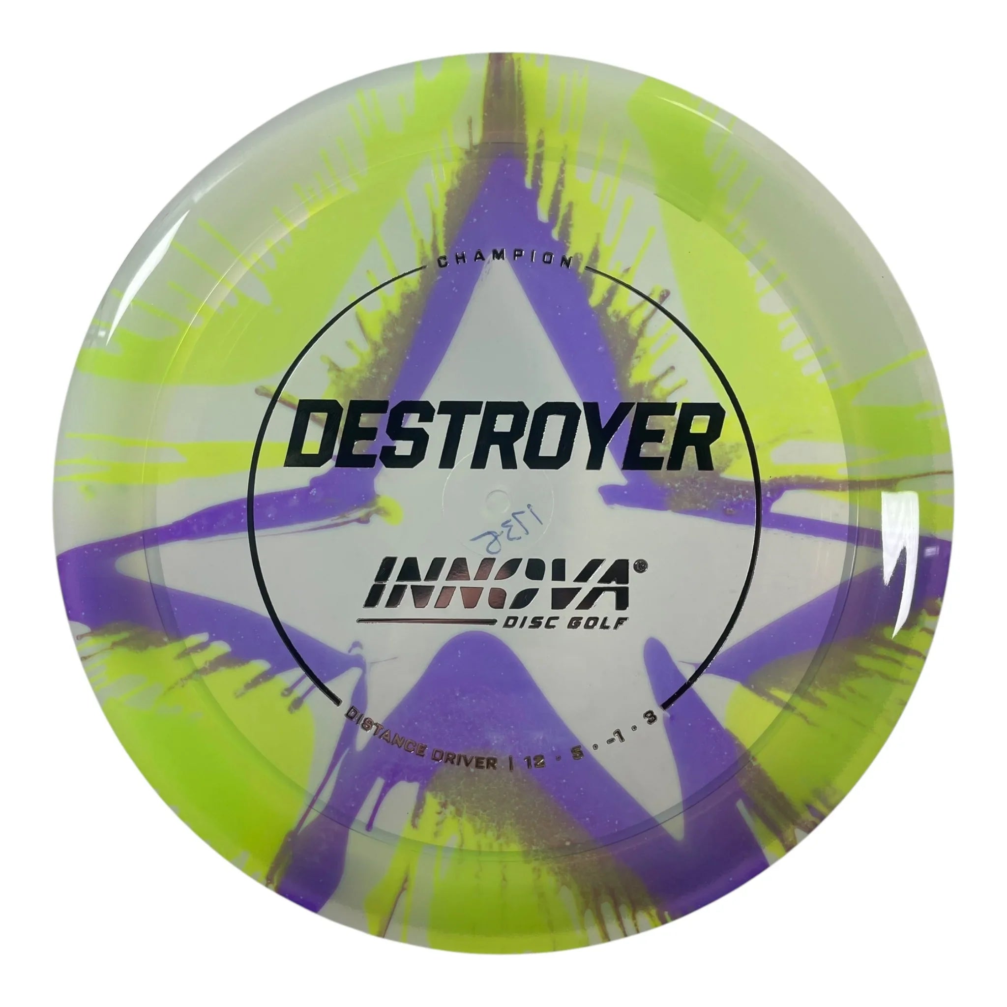 Innova Champion Discs Destroyer | Champion I-Dye | Green/Purple/Silver 174g Disc Golf