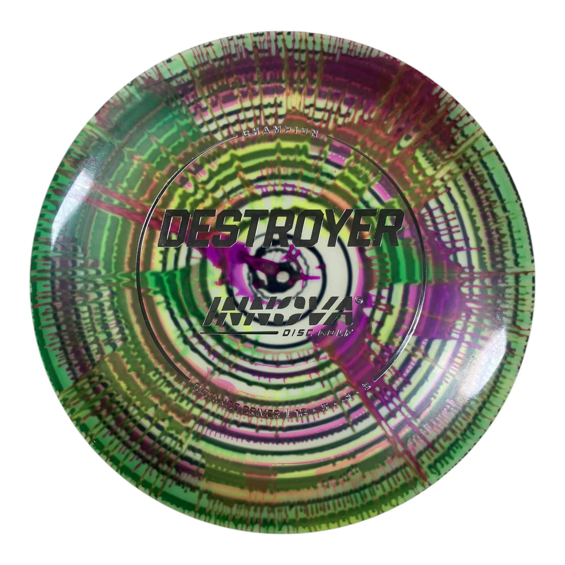Innova Champion Discs Destroyer | Champion I-Dye | Green/Silver 171g Disc Golf