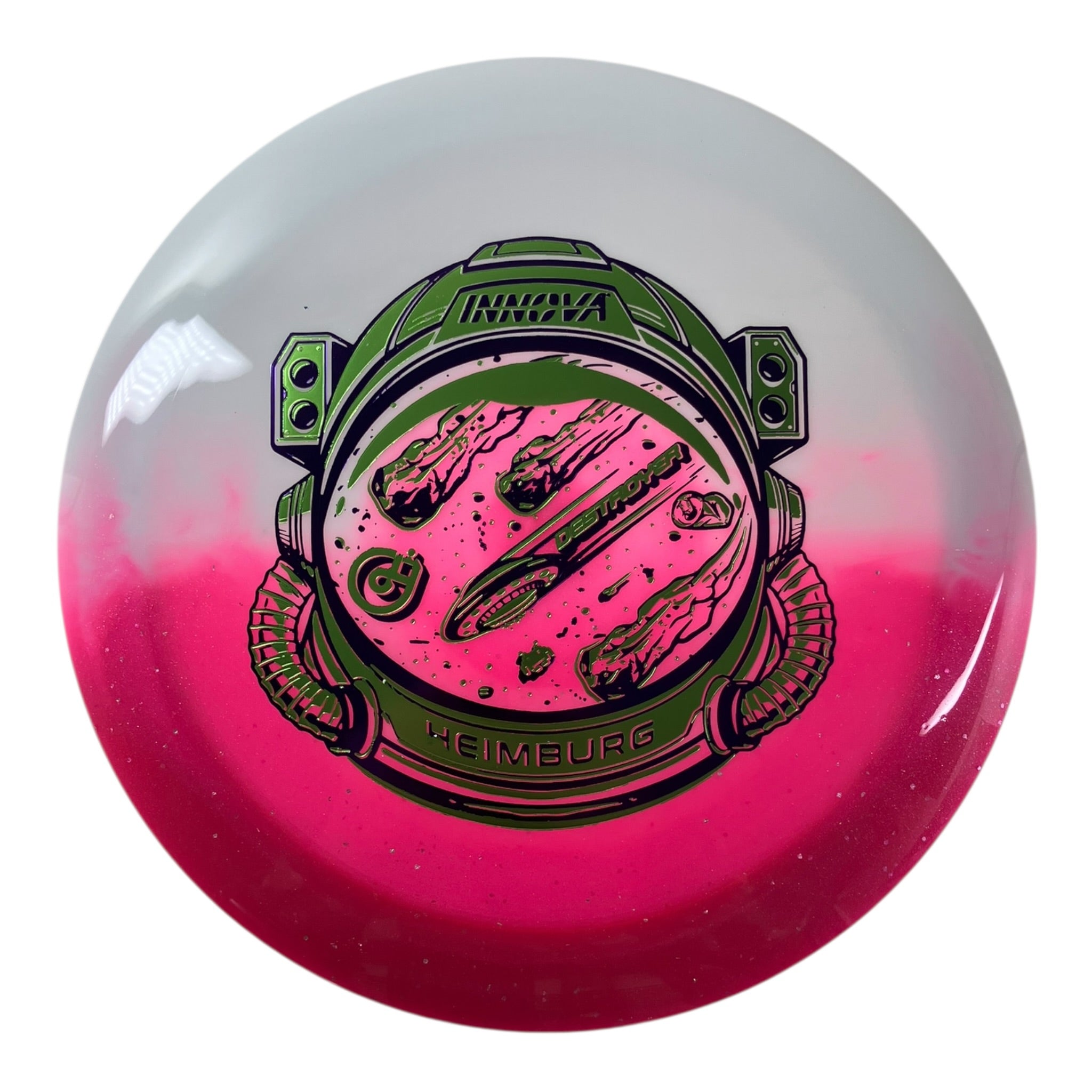 Innova Champion Discs Destroyer | Duo | Pink/Green 173g (Calvin Heimburg) Disc Golf