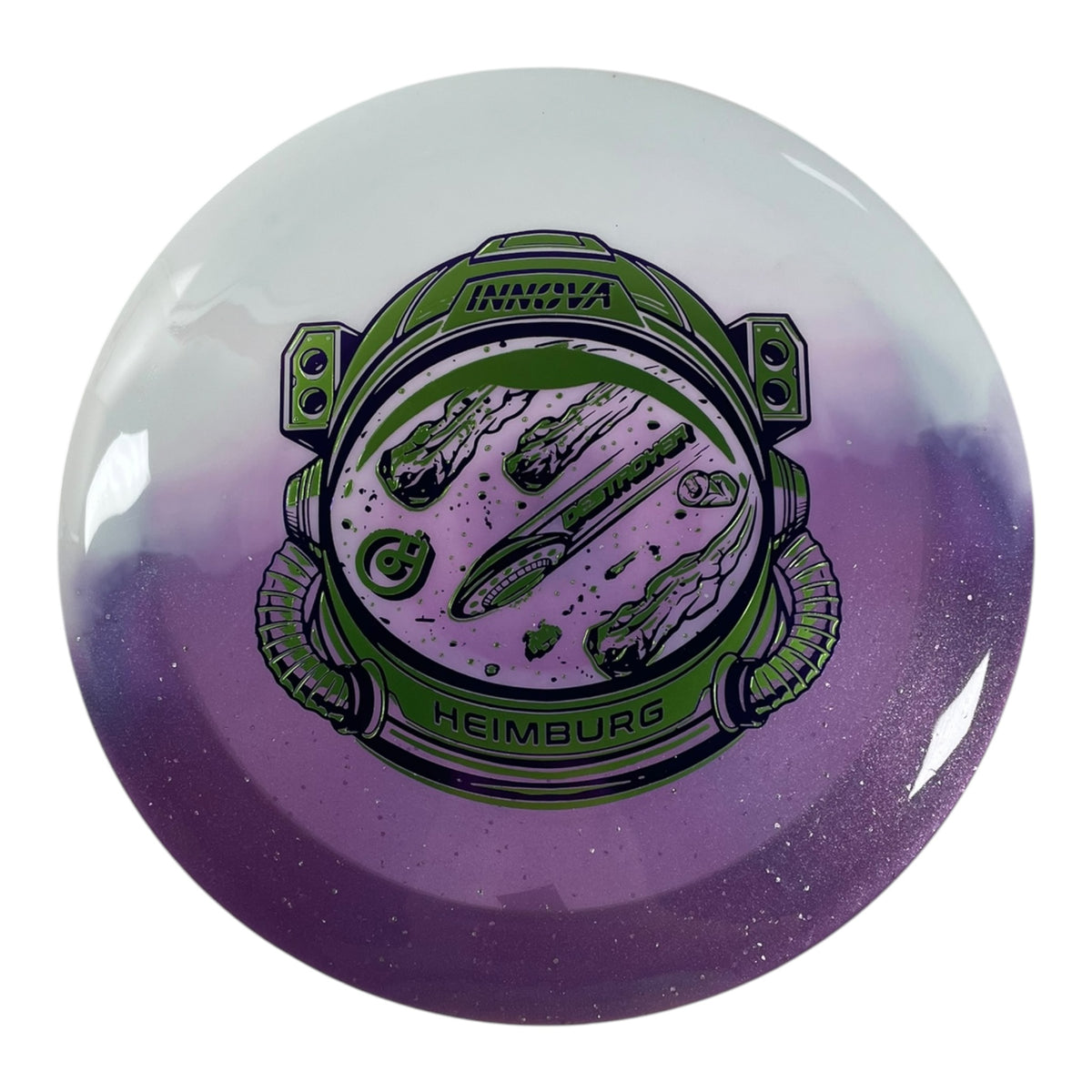 Innova Champion Discs Destroyer | Duo | Purple/Green/Purple 175g (Calvin Heimburg) Disc Golf