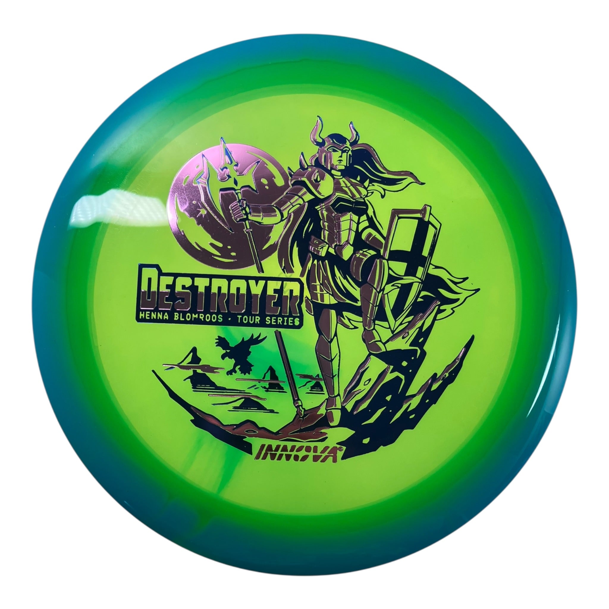 Innova Champion Discs Destroyer | Halo Champion | Blue/Green/Pink 173g (2026 Henna Blomroos) Disc Golf