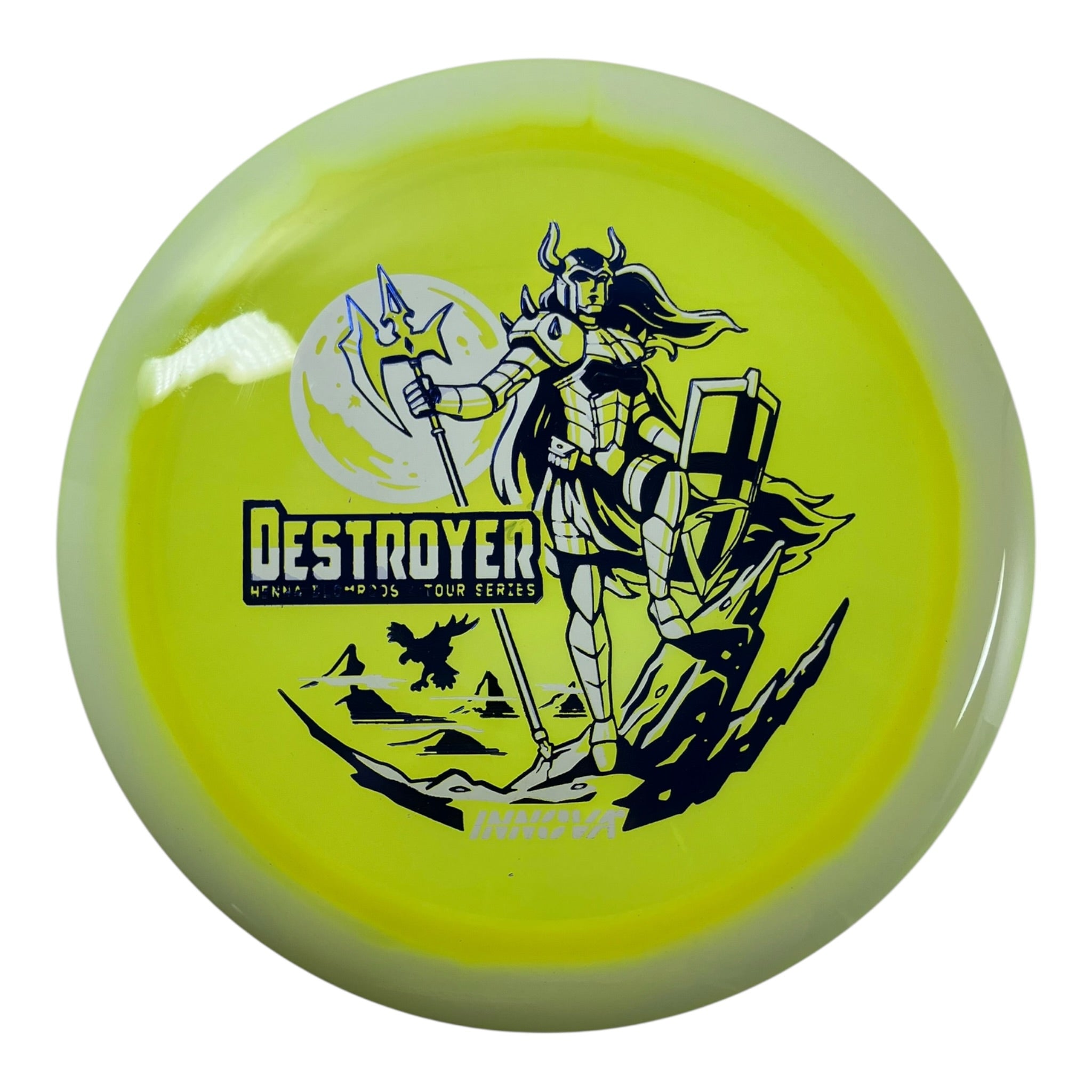 Innova Champion Discs Destroyer | Halo Champion | White/Yellow/Blue 173g (2026 Henna Blomroos) Disc Golf