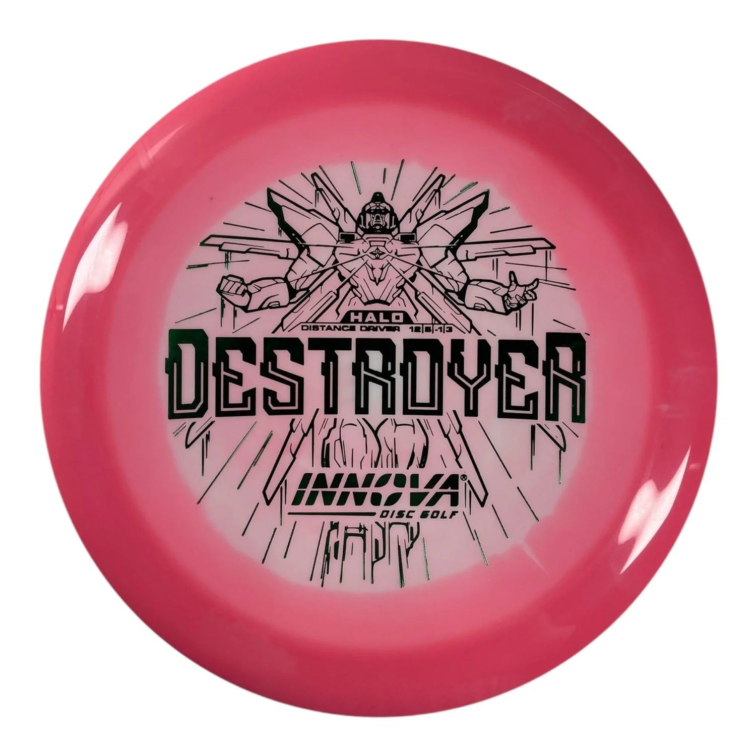 Innova Champion Discs Destroyer | Halo | Pink/Green 171g Disc Golf