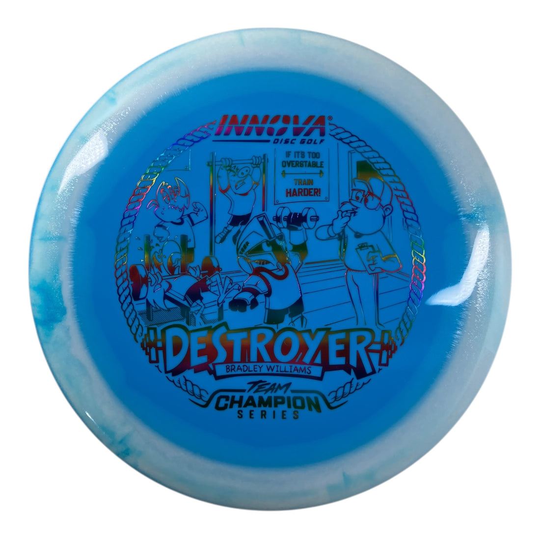 Innova Champion Discs Destroyer | Halo Star | Blue/Rainbow 158g (Bradley Williams) Disc Golf