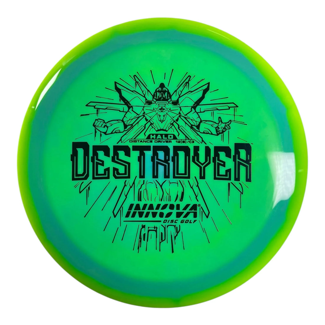 Innova Champion Discs Destroyer | Halo Star | Green/Black 172g Disc Golf