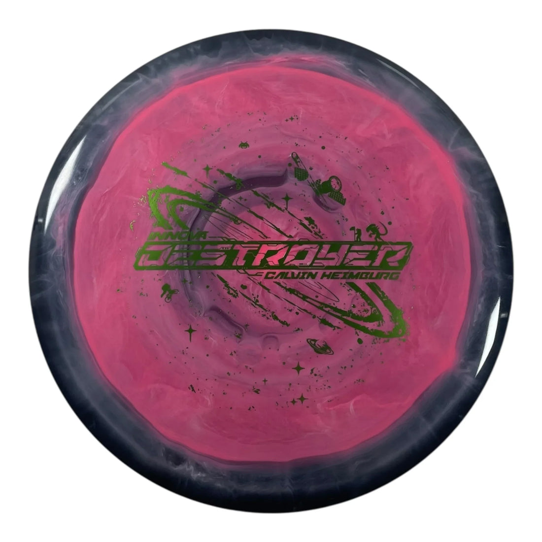 Innova Champion Discs Destroyer | Halo Star | Pink/Green 174g (2022 Calvin Heimburg) Disc Golf