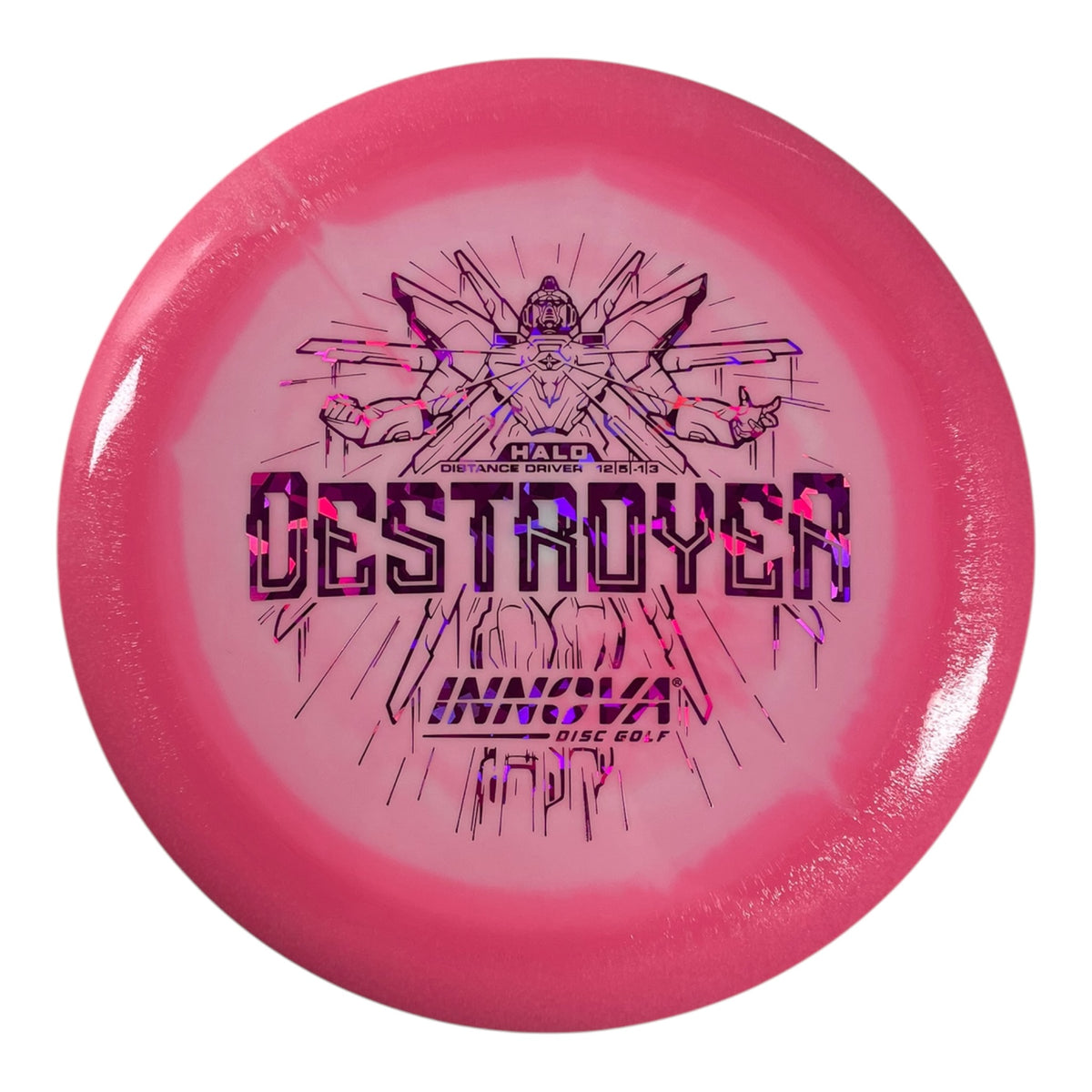 Innova Champion Discs Destroyer | Halo Star | Pink/Pink 162g Disc Golf