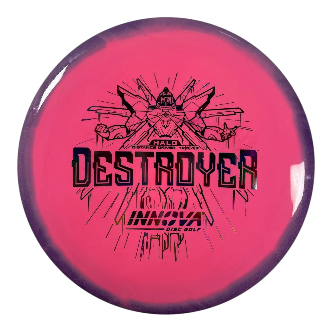 Innova Champion Discs Destroyer | Halo Star | Pink/Purple/Rainbow 173g Disc Golf