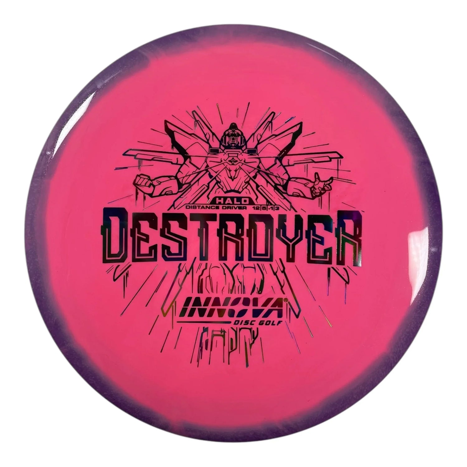 Innova Champion Discs Destroyer | Halo Star | Pink/Purple/Rainbow 173g Disc Golf