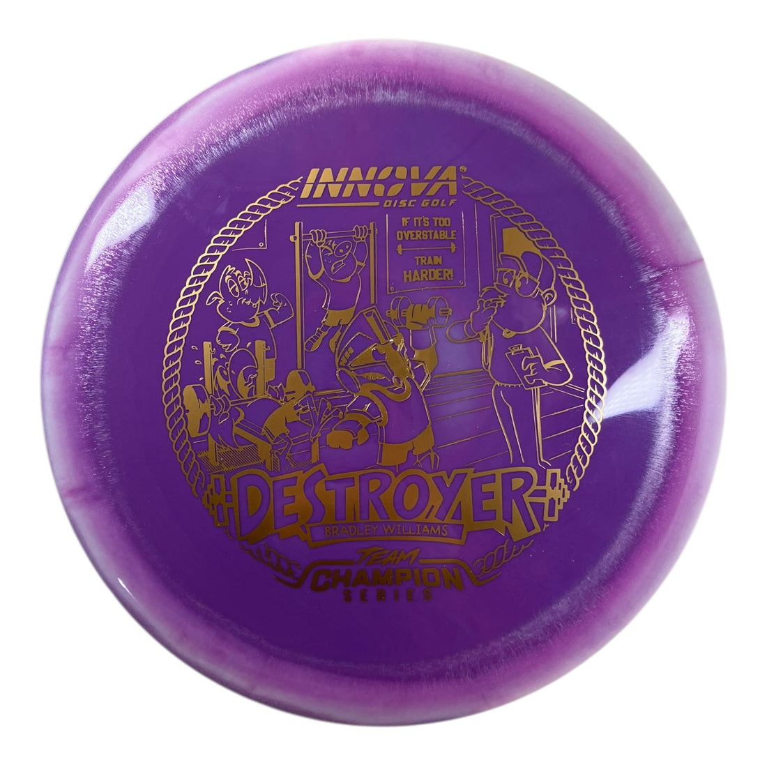 Innova Champion Discs Destroyer | Halo Star | Purple/Gold 159g (Bradley Williams) Disc Golf