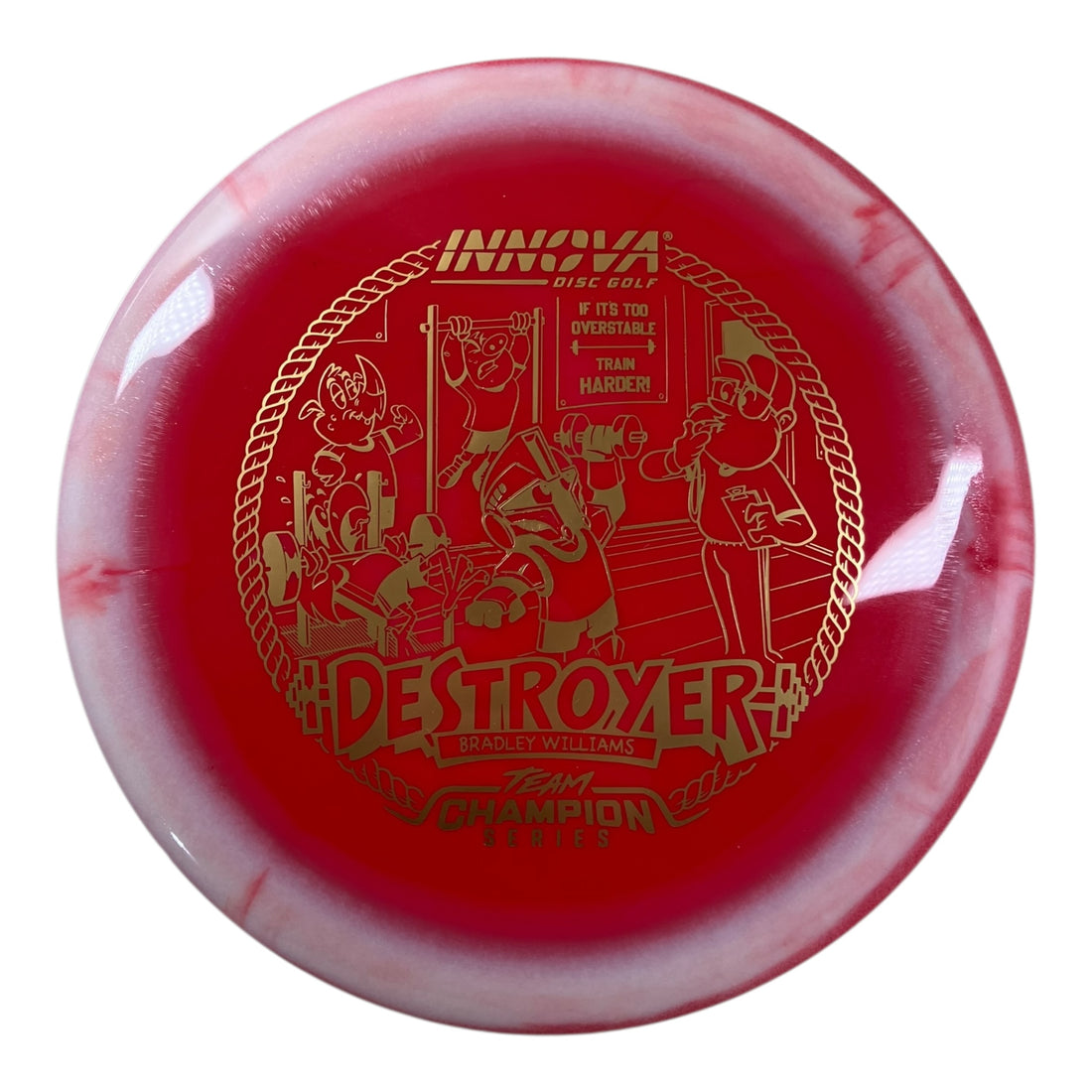 Innova Champion Discs Destroyer | Halo Star | Red/Gold 157g (Bradley Williams) Disc Golf