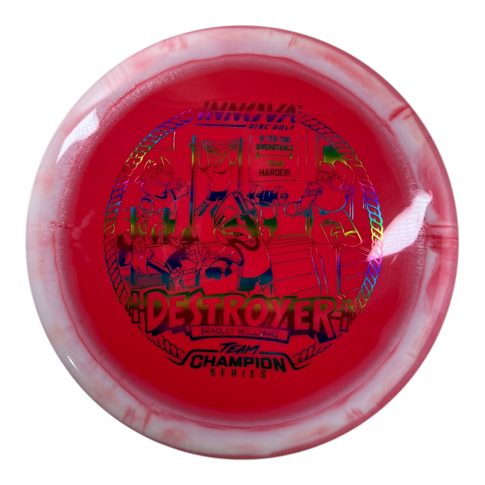 Innova Champion Discs Destroyer | Halo Star | Red/Rainbow 156g (Bradley Williams) Disc Golf