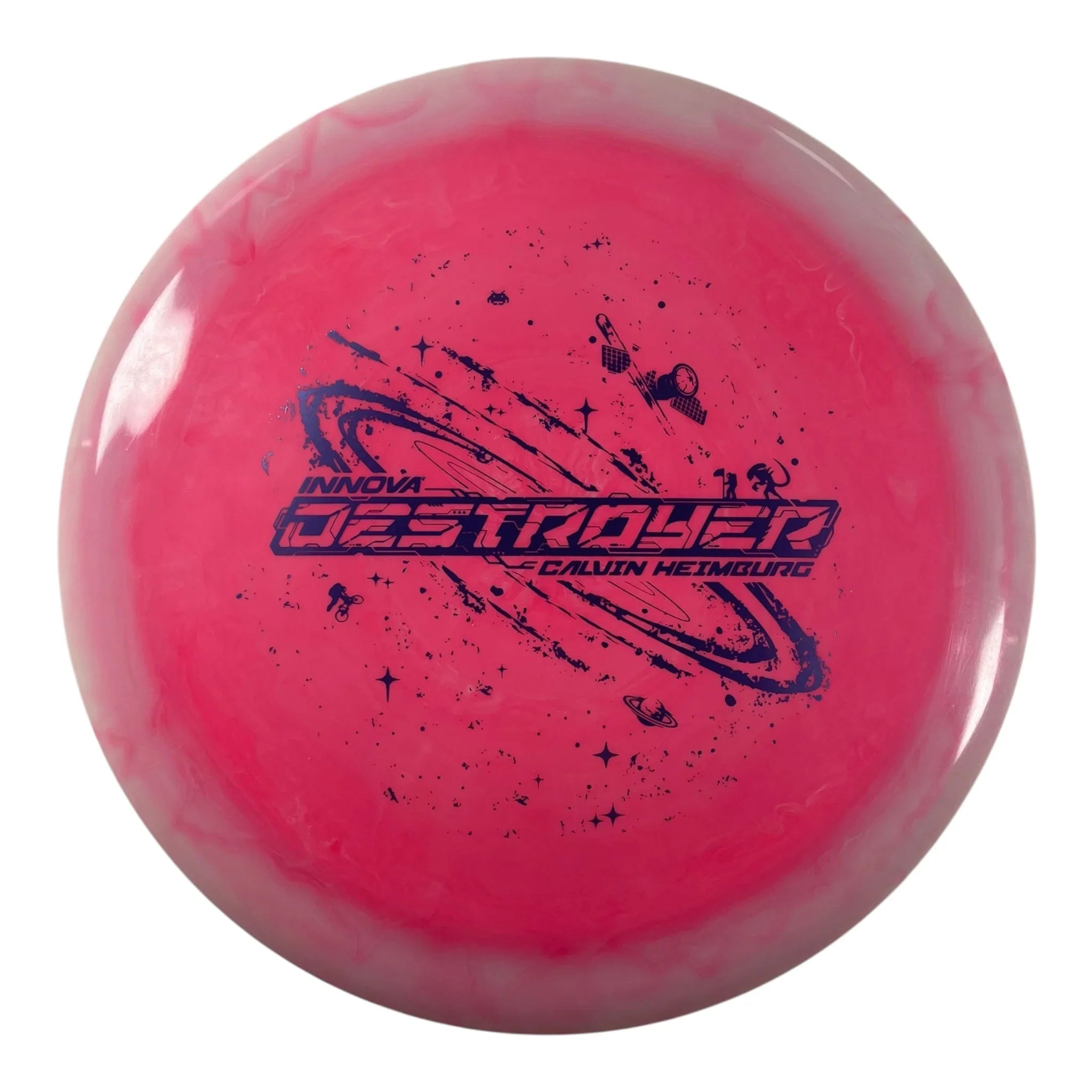 Innova Champion Discs Destroyer | Halo Star | White/Purple 173g (2022 Calvin Heimburg) Disc Golf