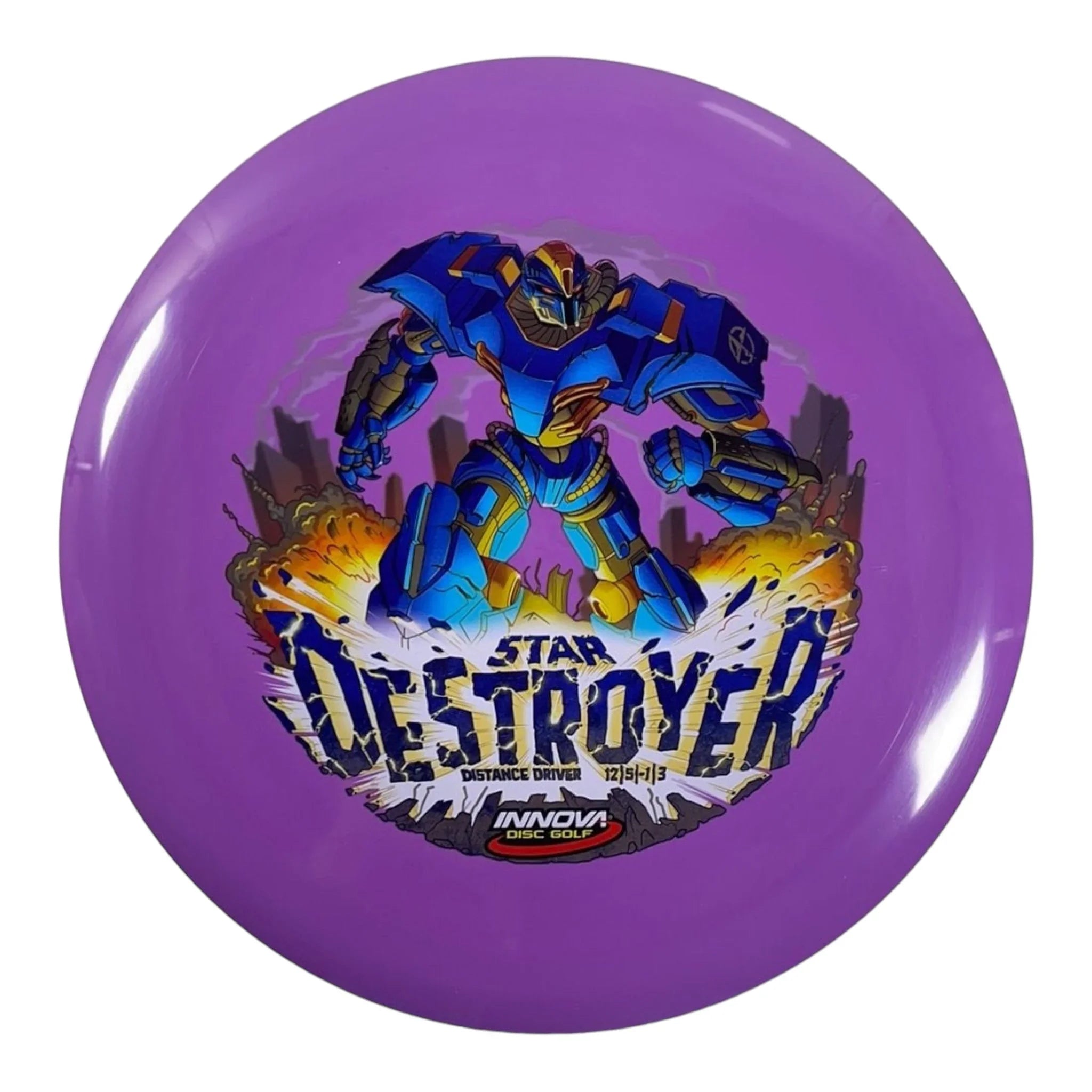 Innova Champion Discs Destroyer | InnVision Star | Purple/Blue 173g Disc Golf