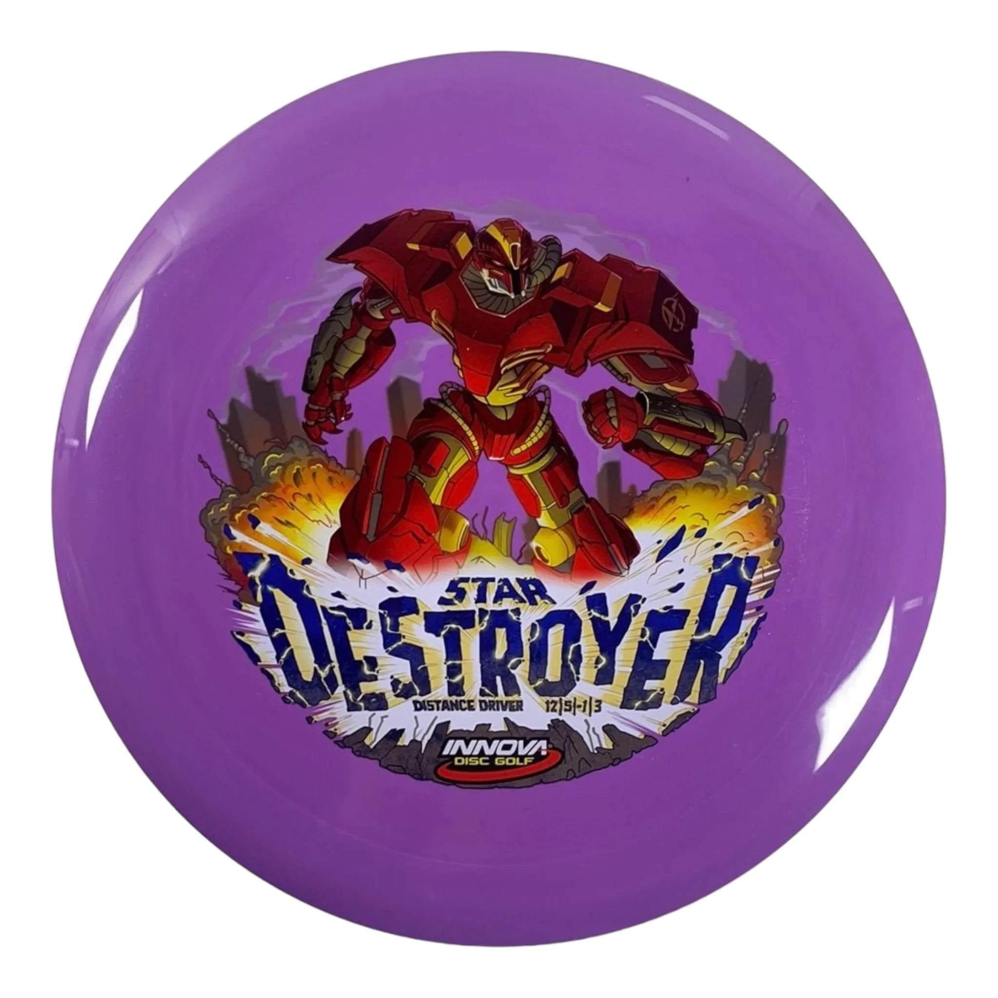 Innova Champion Discs Destroyer | InnVision Star | Purple/Red 171g Disc Golf