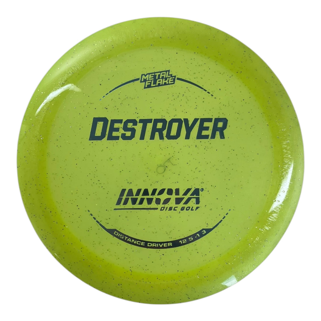 Innova Champion Discs Destroyer | Metal Flake | Yellow/Silver 170g Disc Golf