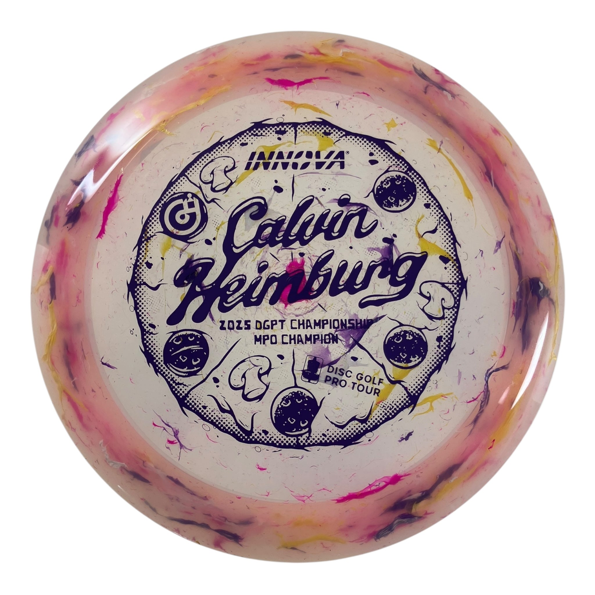 Innova Champion Discs Destroyer | Party Time | Pink/Purple 173g (Commemorative) Disc Golf