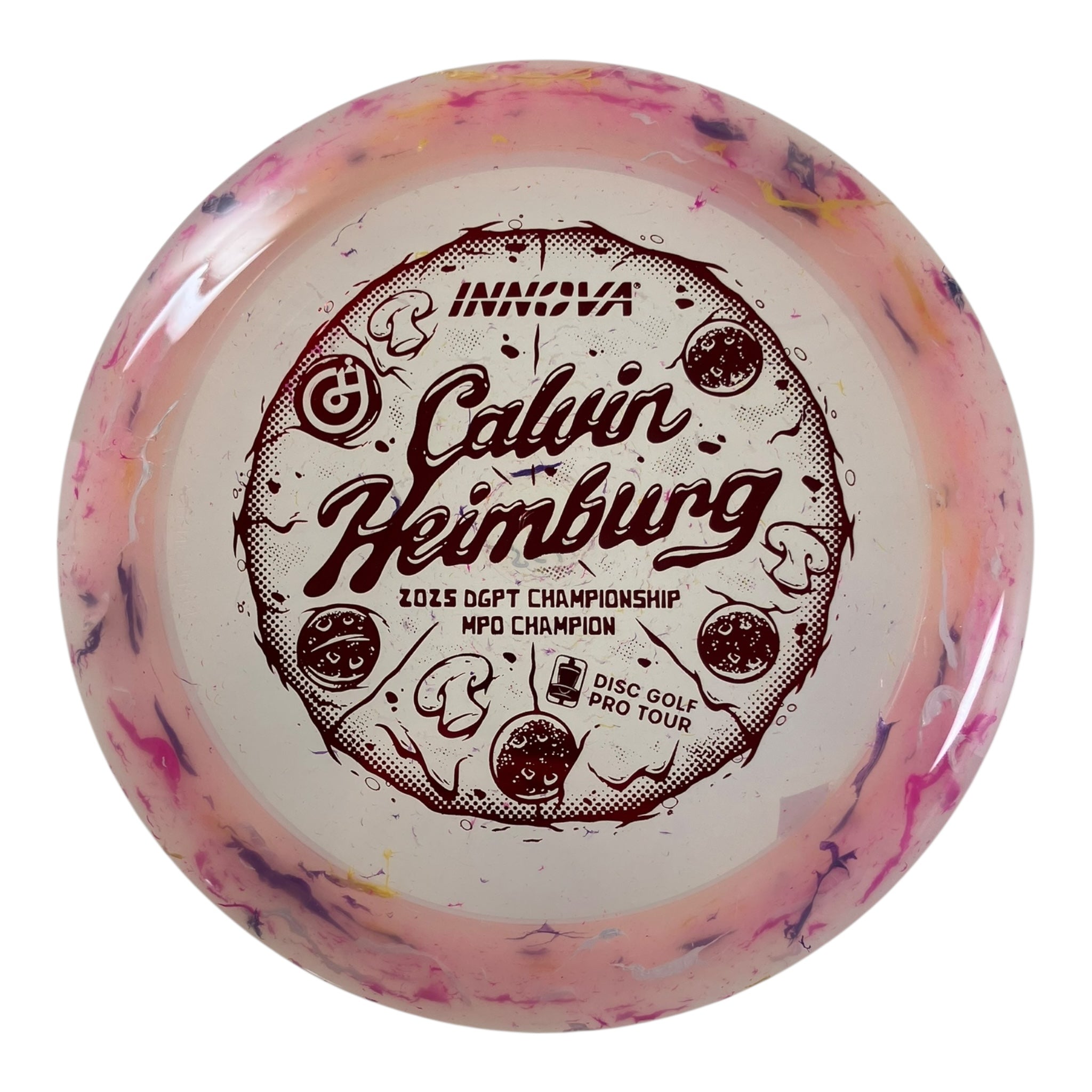 Innova Champion Discs Destroyer | Party Time | Pink/Red 173g (Commemorative) Disc Golf
