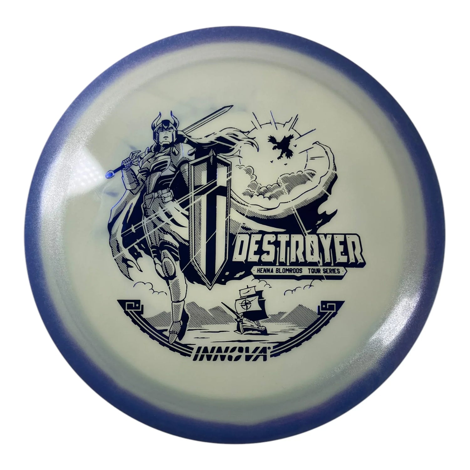 Innova Champion Discs Destroyer | Proto Glow Halo Star | Purple/Blue 173g (Henna Blomroos) Disc Golf