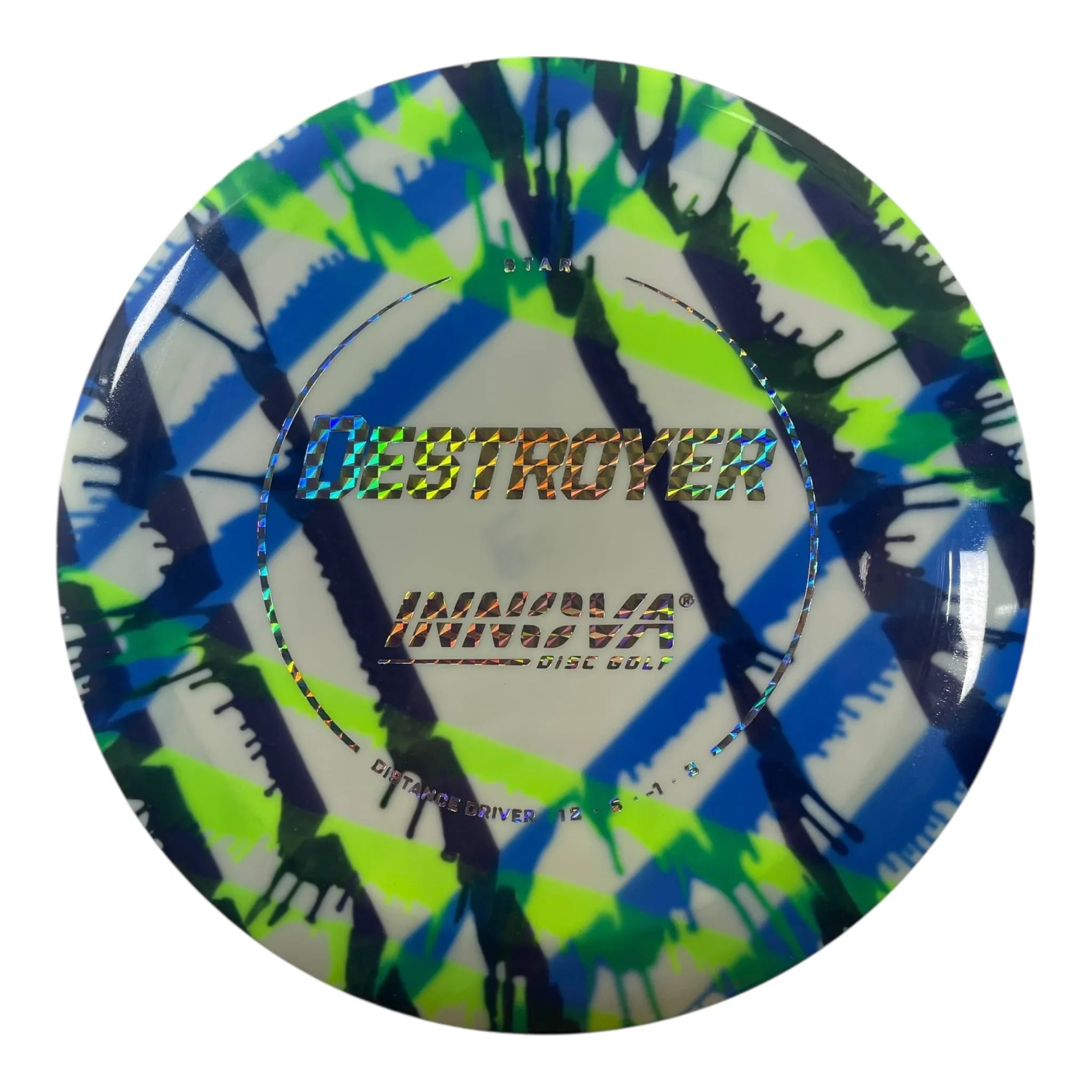 Innova Champion Discs Destroyer | Star I-Dye | Blue/Green/Holo 170g Disc Golf