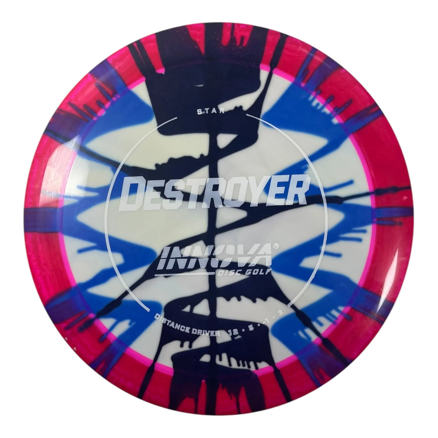 Innova Champion Discs Destroyer | Star I-Dye | Blue/White 171g Disc Golf