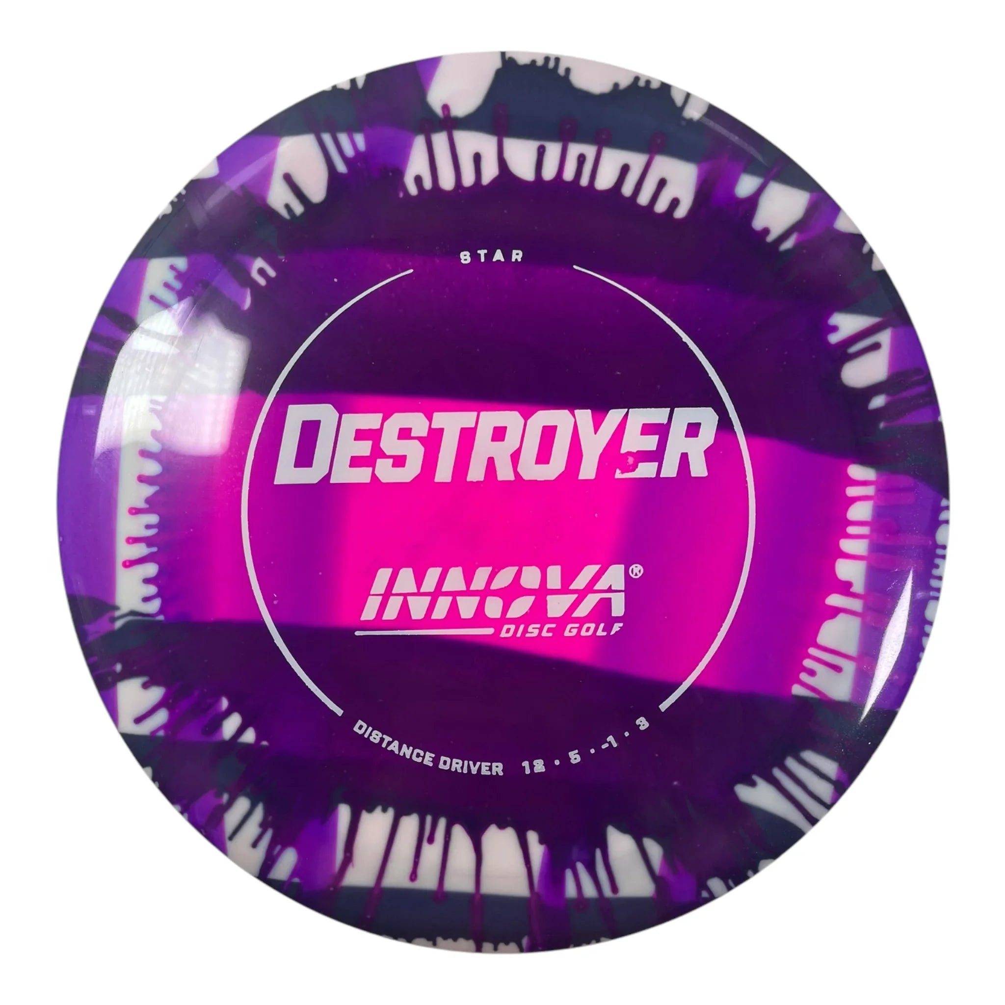 Innova Champion Discs Destroyer | Star I-Dye | Purple/White 168g Disc Golf