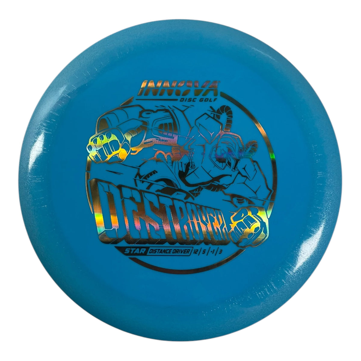 Innova Champion Discs Destroyer | Star | Blue/Gold Holo 158g Disc Golf