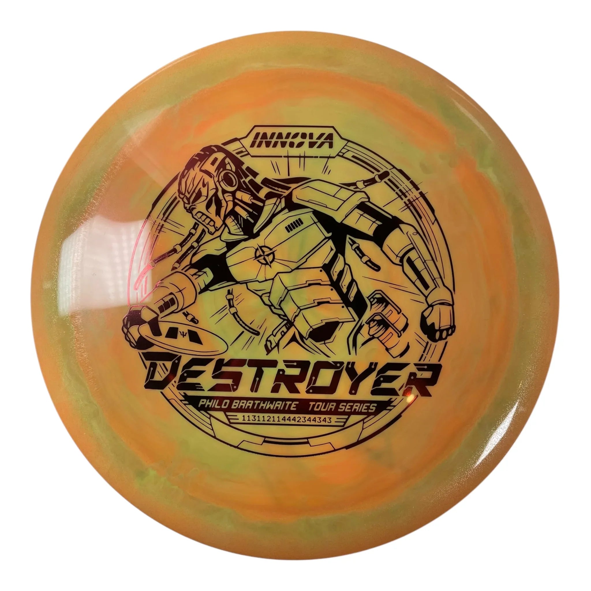 Innova Champion Discs Destroyer | Star | Orange/Red 167g (Philo Brathwaite) Disc Golf