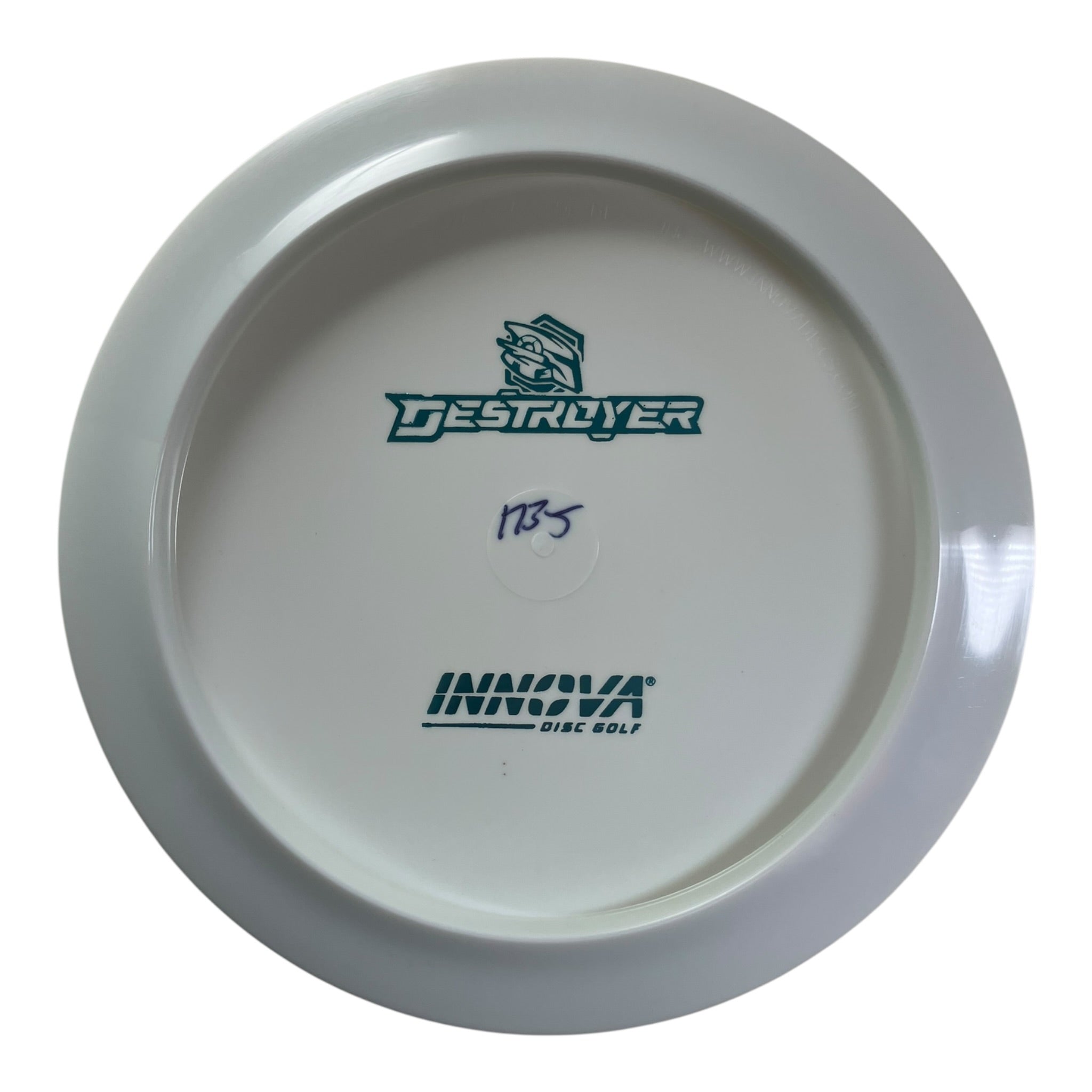 Innova Champion Discs Destroyer | Star | White/Blue 175g (Bottom Stamp) Disc Golf