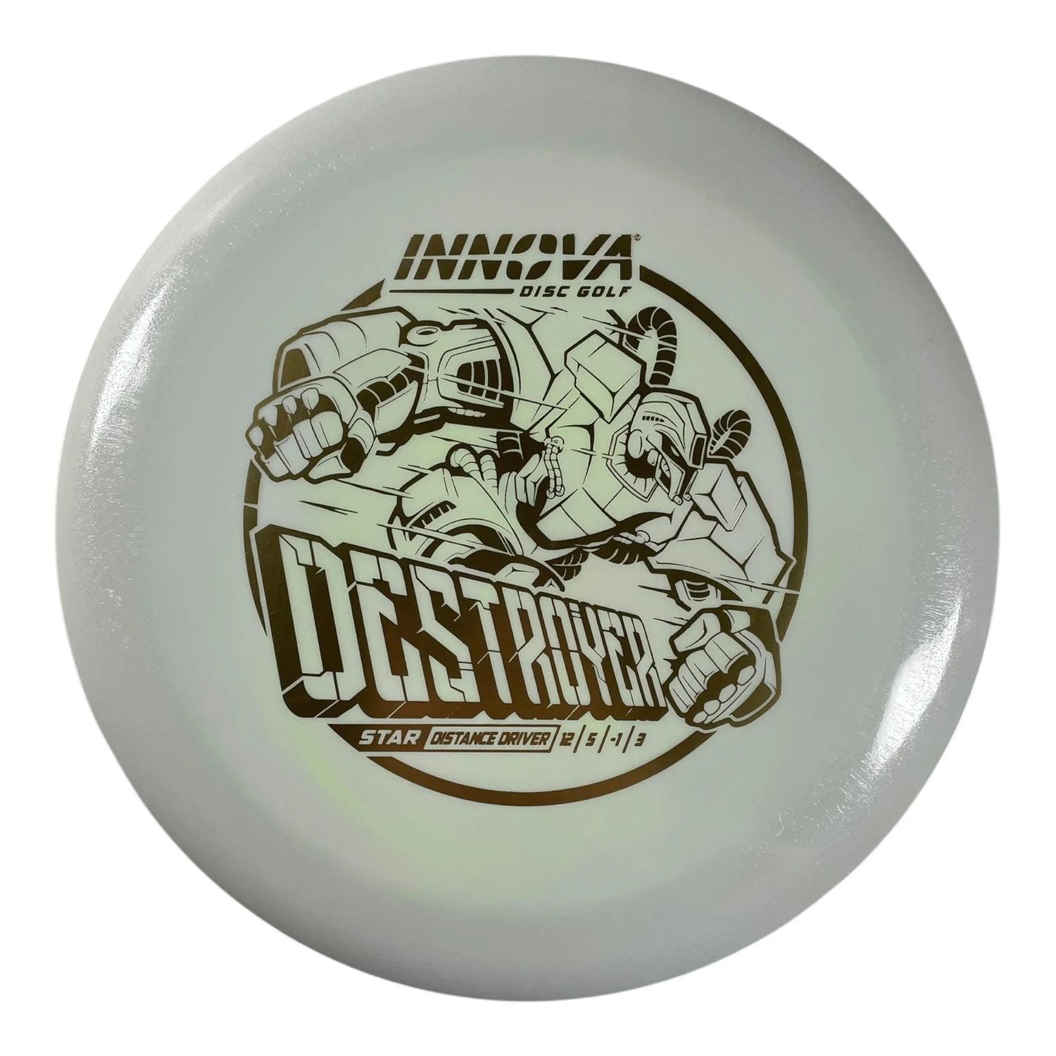 Innova Champion Discs Destroyer | Star | White/Gold 144g Disc Golf