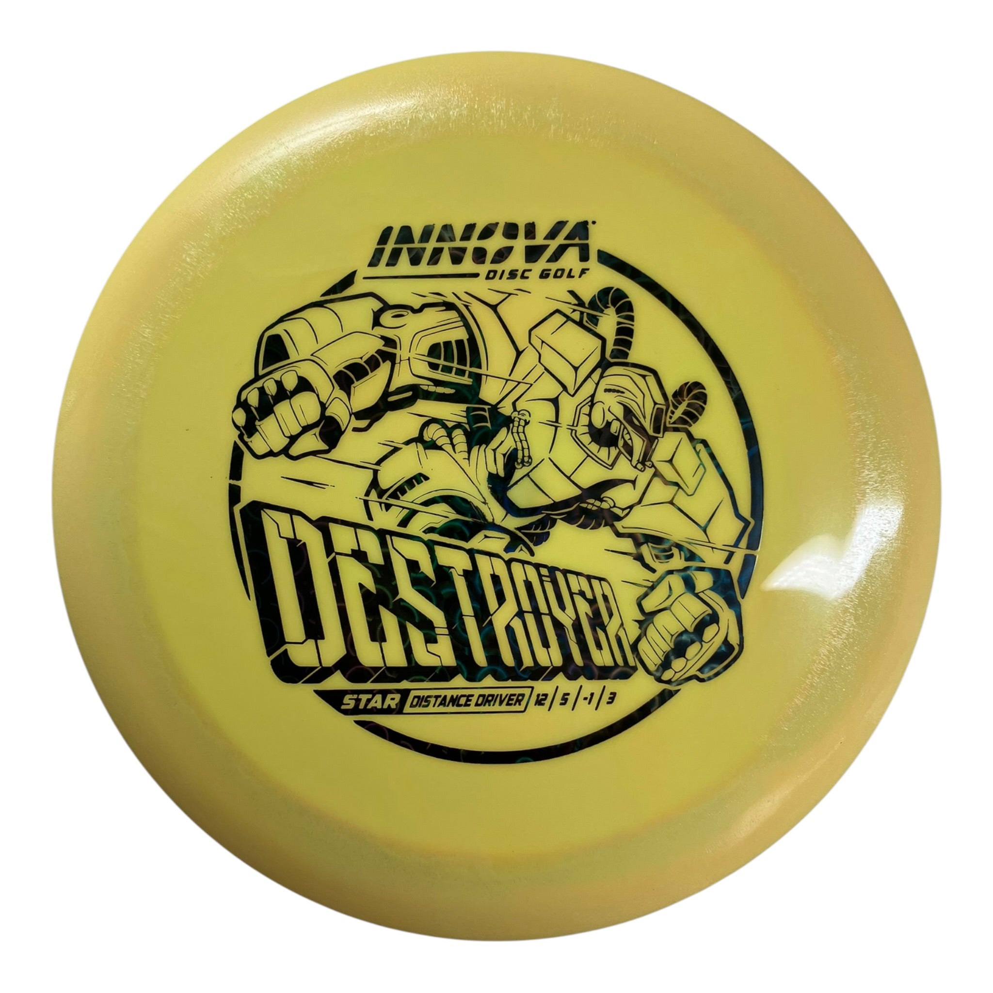 Innova Champion Discs Destroyer | Star | Yellow/Black Holo 150g Disc Golf